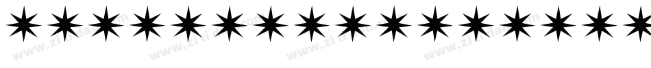 StarsCaps Italic字体转换
